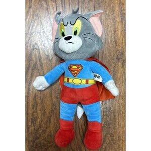 Tom and Jerry WB 100th Anniversary Superman Tom Plush Doll Stuffed Animal Toy